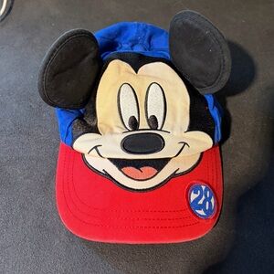 Disney Red and Blue Mikey Cap with Ears